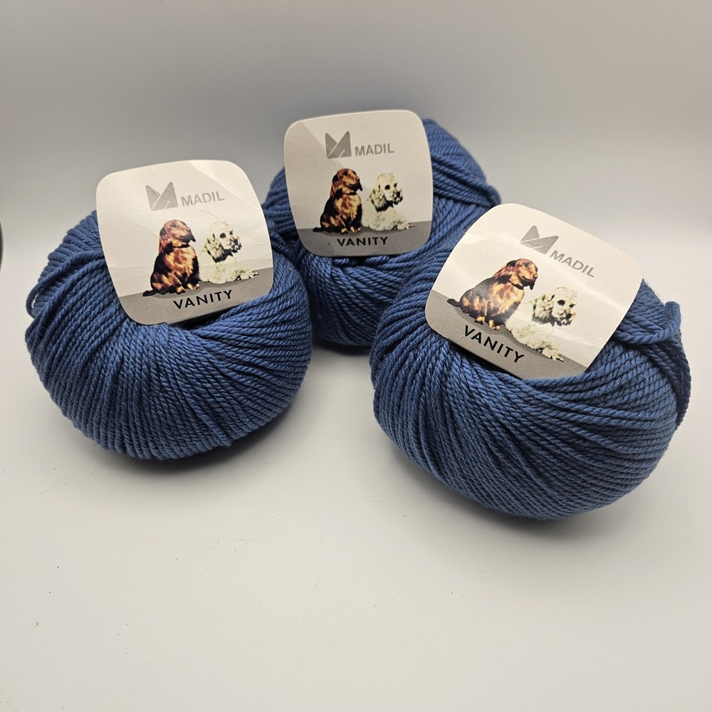 Madil Vanilty Merino Cashmere Blend Yarn Lot Of 3 Skeins